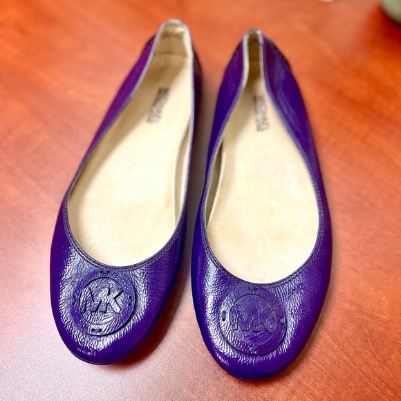 Michael Kors Purple Driving Shoes Women's Size 9 - Picture 1 of 6